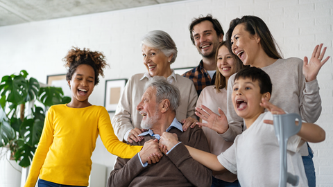 Familie, Großeltern, Eltern, Kinder